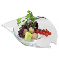 Assiette vague en verre