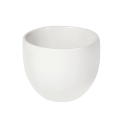 Gobelet en porcelaine blanche vitrifié